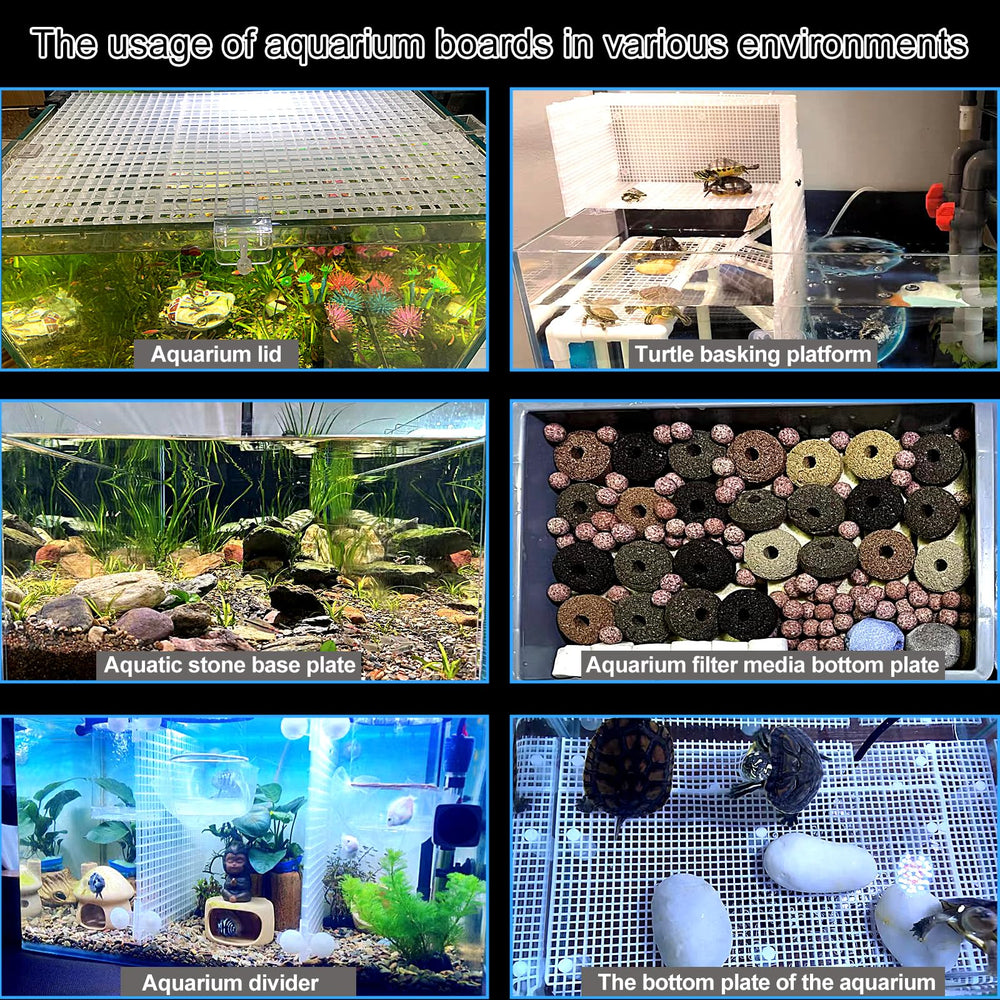Conjunto de piezas para ajustar la tapa de vidrio del acuario