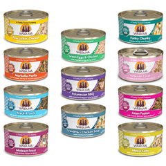 Weruva Classic Gato: 11 sabores en lata, variedad para cada comida.