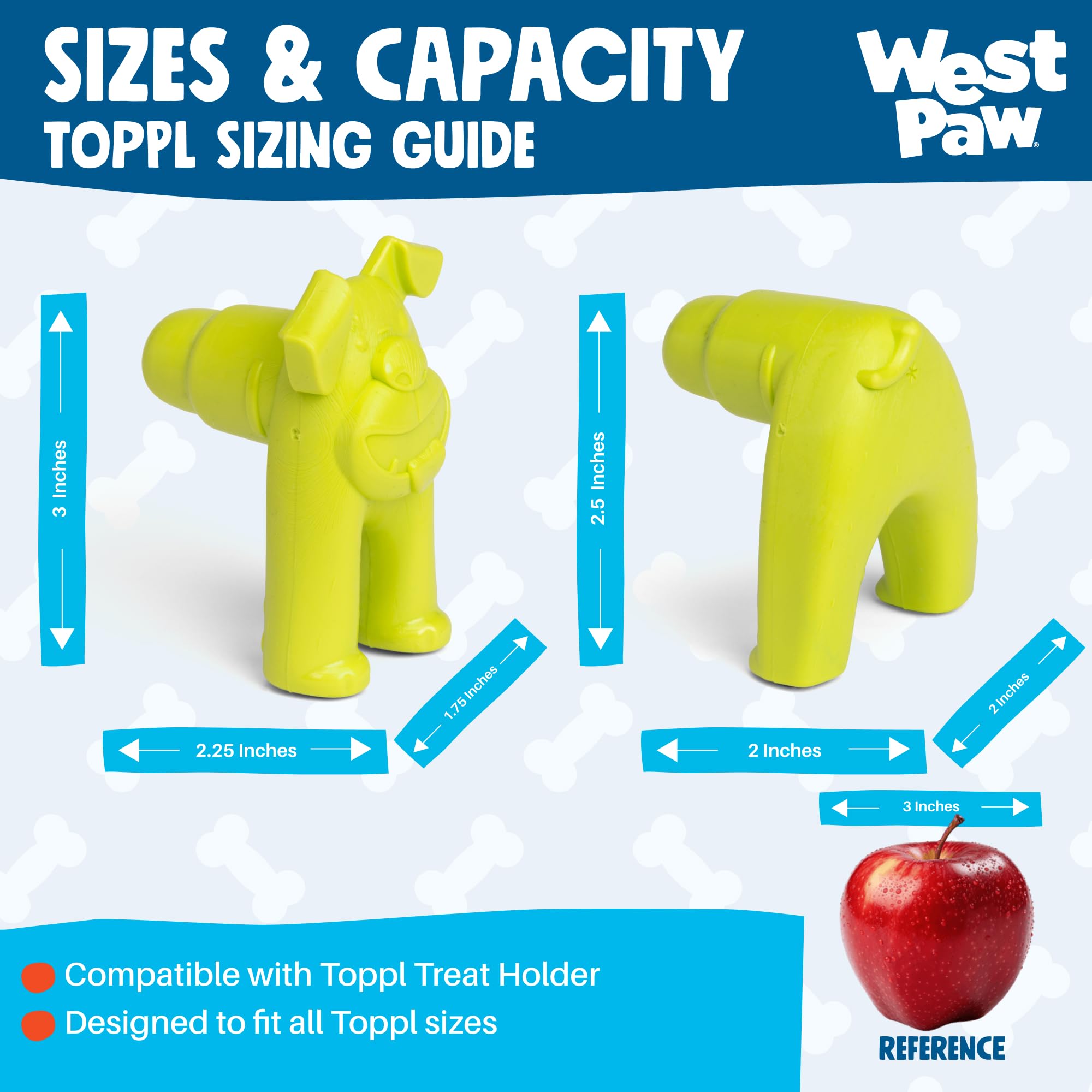 West Paw Toppl Stopper, compatible con todas las tallas Toppl