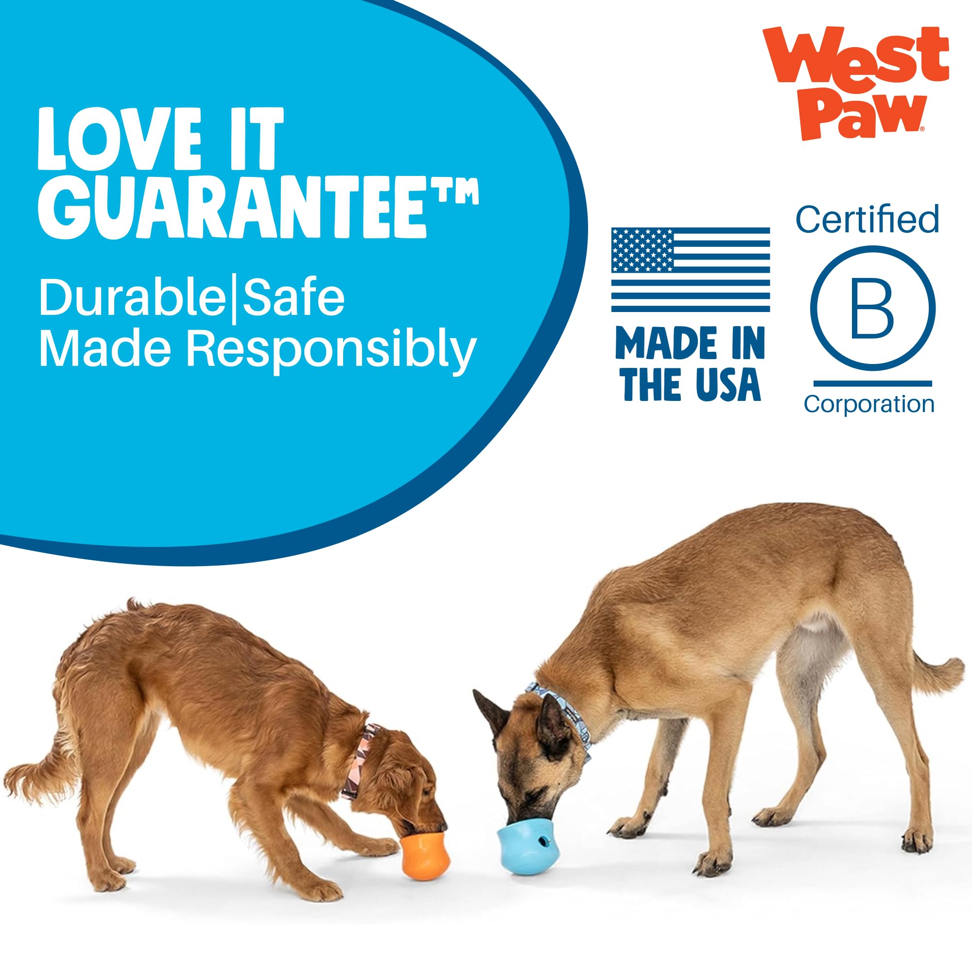 West Paw Toppl Stopper, seguro y no tóxico para uso doméstico