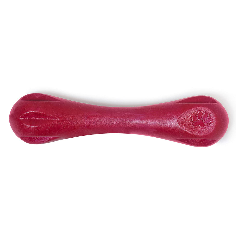 WEST PAW Zogoflex Hurley: hueso-flotante rojo para juegos en agua y lanzamientos.