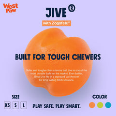WEST PAW Jive Ball para buscar y recoger durante el juego