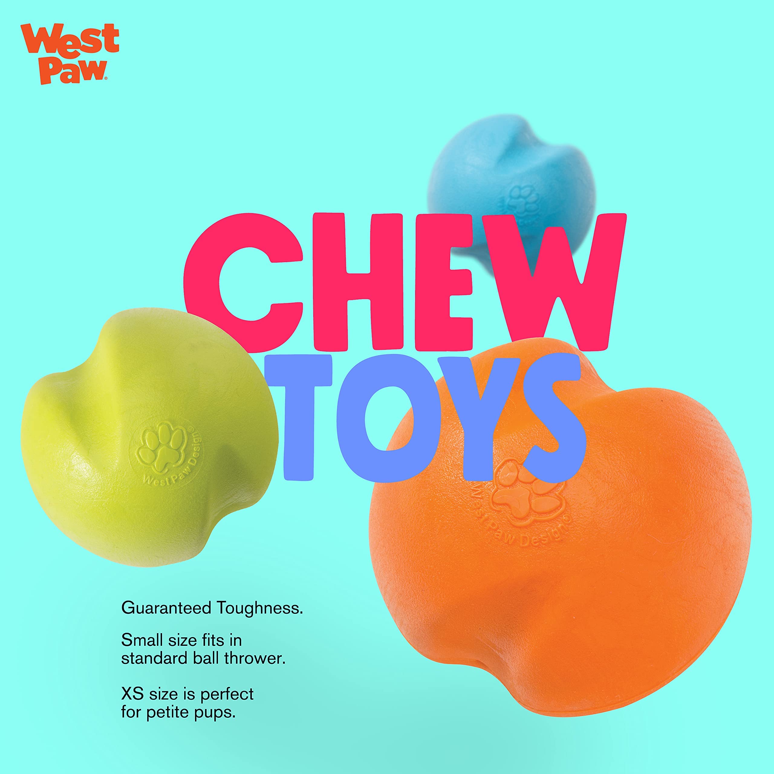 WEST PAW Jive Ball: hecho en Estados Unidos, duradero para paseos y juegos.