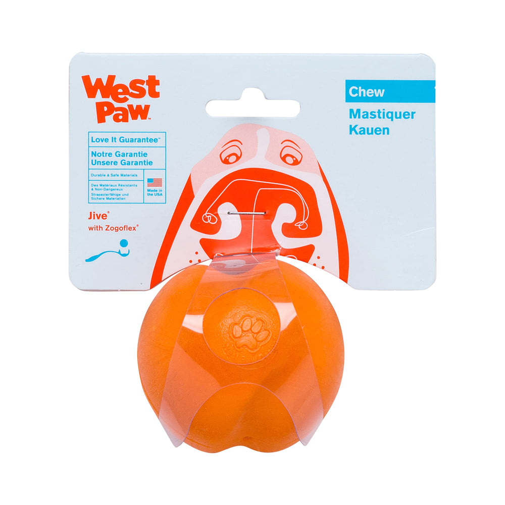 WEST PAW Zogoflex Jive Ball, pelota duradera para juegos activos al aire libre