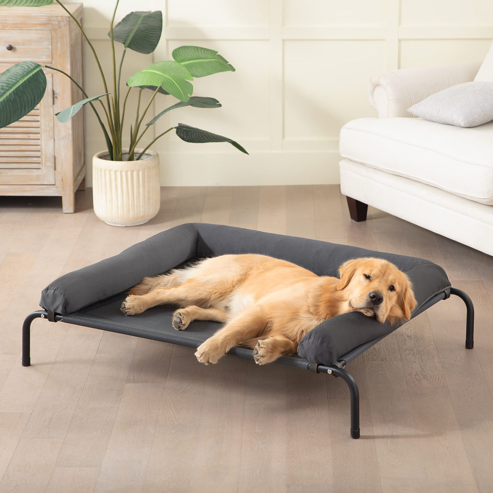 Western Home: cama elevada con malla transpirable para uso interior y exterior