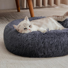 Western Home WH Cama donut diseño circular que abraza al animal