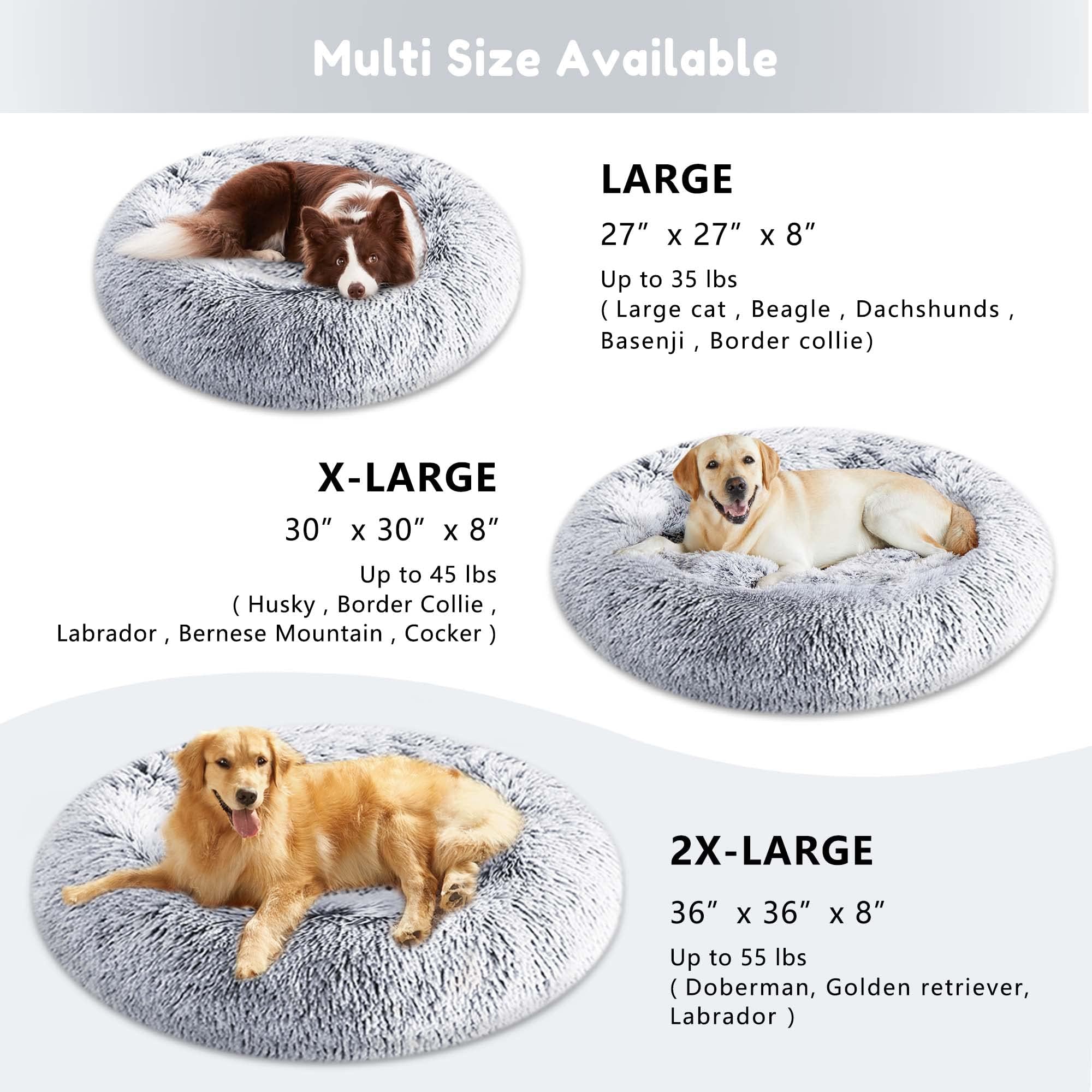 Western Home WH cama perro lavable a máquina, fácil limpieza