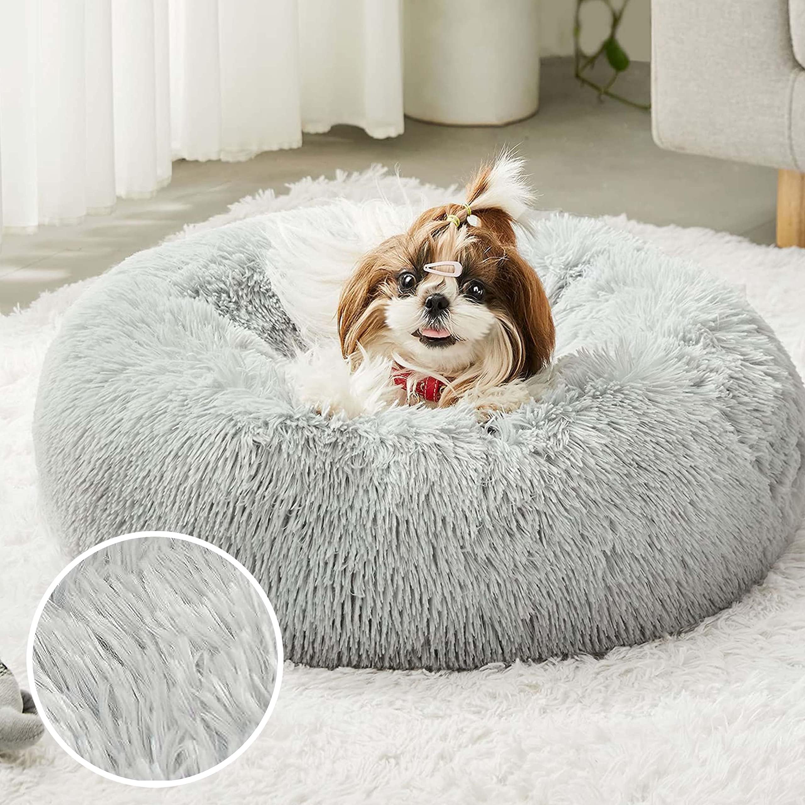 WESTERN HOME WH cama redonda acoge a perros y gatos para dormir.