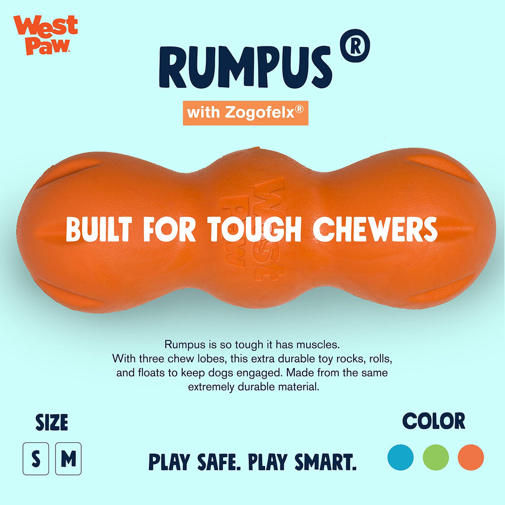 WEST PAW Rumpus rebota en suelo para juego dinámico.