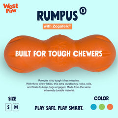 WEST PAW Rumpus rebota en suelo para juego dinámico.