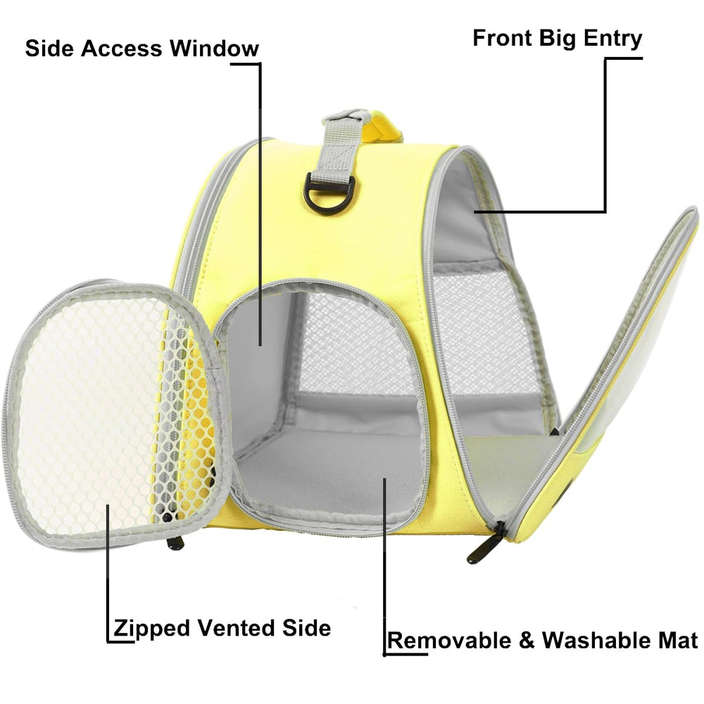 WEVONIGU jaula-viaje-conejillos-indias, diseño seguro para paseos diarios.