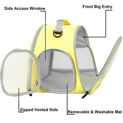 WEVONIGU jaula-viaje-conejillos-indias, diseño seguro para paseos diarios.