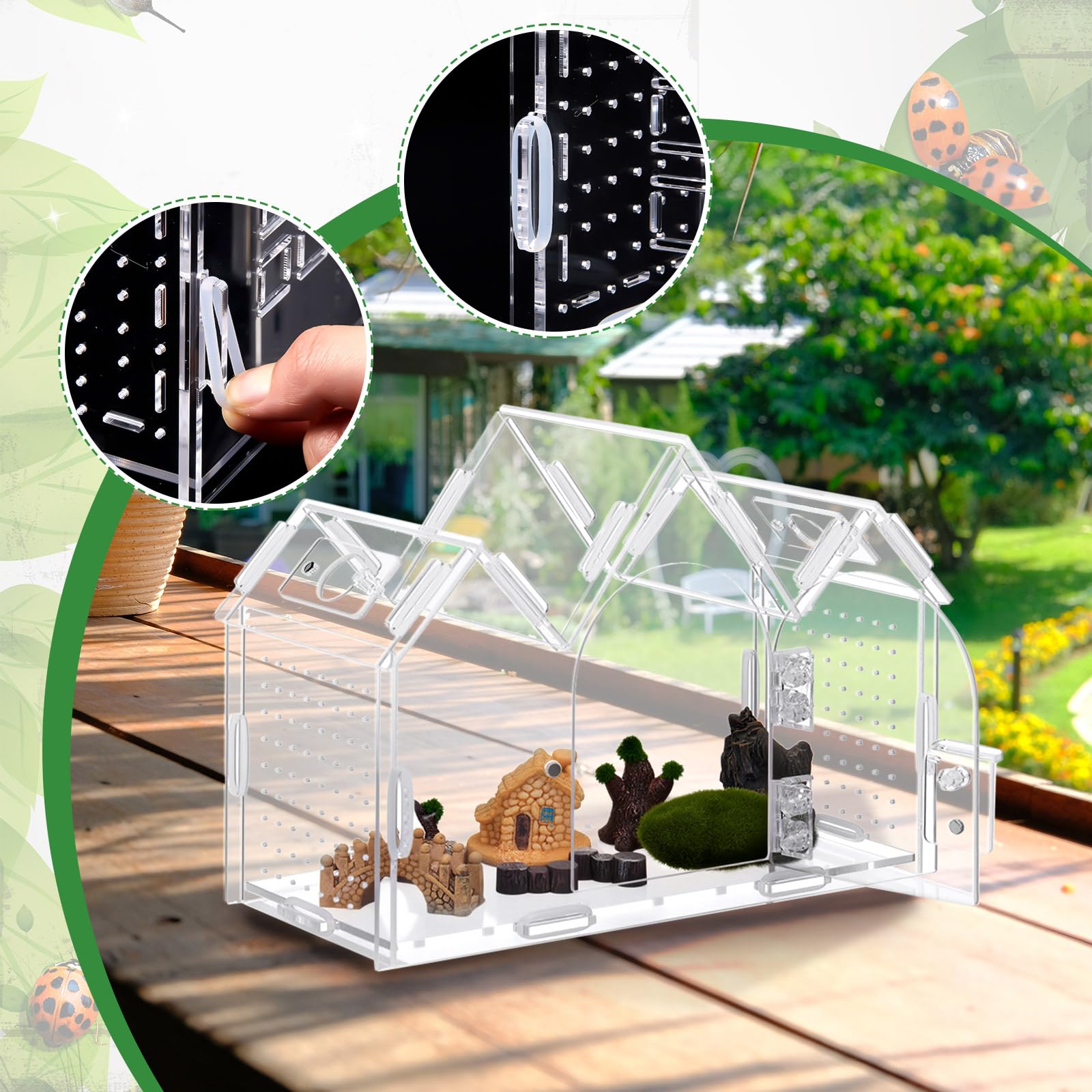 Weysat estructura ligera y segura para transportar y almacenar.