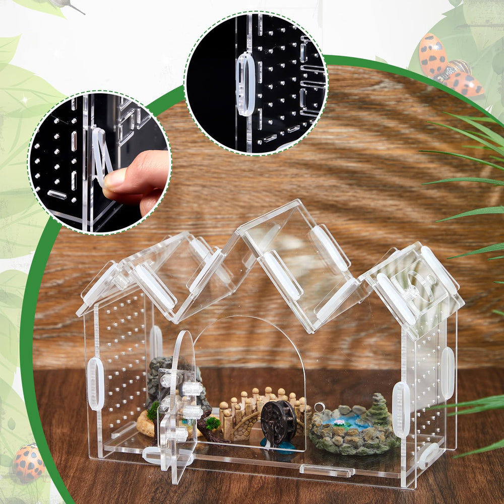 Hábitat Weysat multi-especies para invertebrados y reptiles jóvenes.