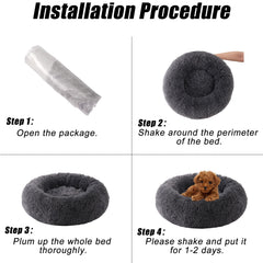 Cama para perros WgoogW lavable a máquina, limpieza rápida.