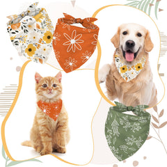 Whaline banda mascotas ajustable en forma triangular para un ajuste seguro