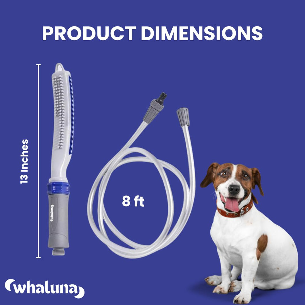 WHALUNA sistema todo en uno para baño de mascotas en casa y fuera.