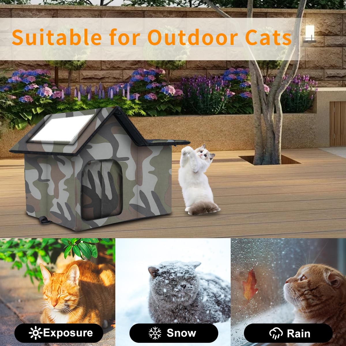 WHDPETS anclajes de suelo y refuerzo EVA para estabilidad