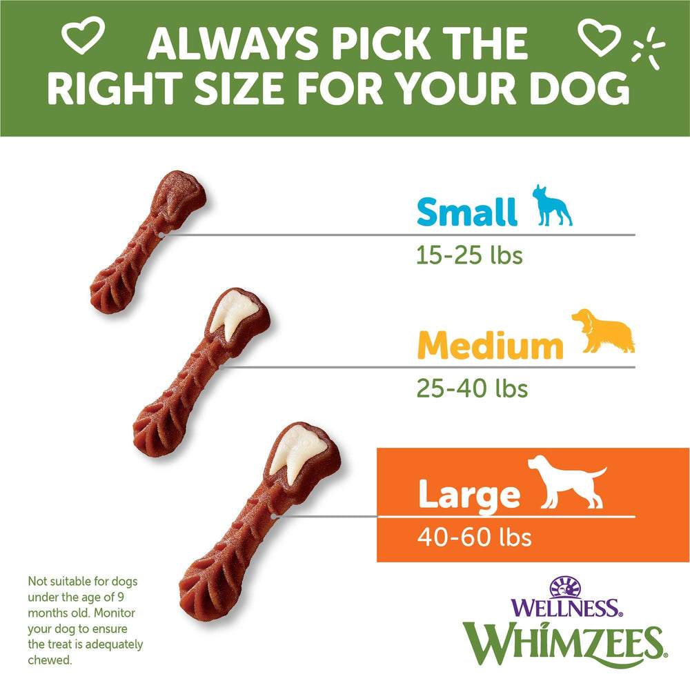 Whimzees ingredientes naturales sin carne para perros con alergias.