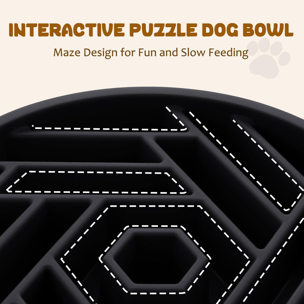 Whippy diseño laberinto rompecabezas para mantener al perro ocupado durante la comida.