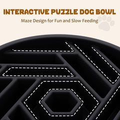 Whippy diseño laberinto rompecabezas para mantener al perro ocupado durante la comida.