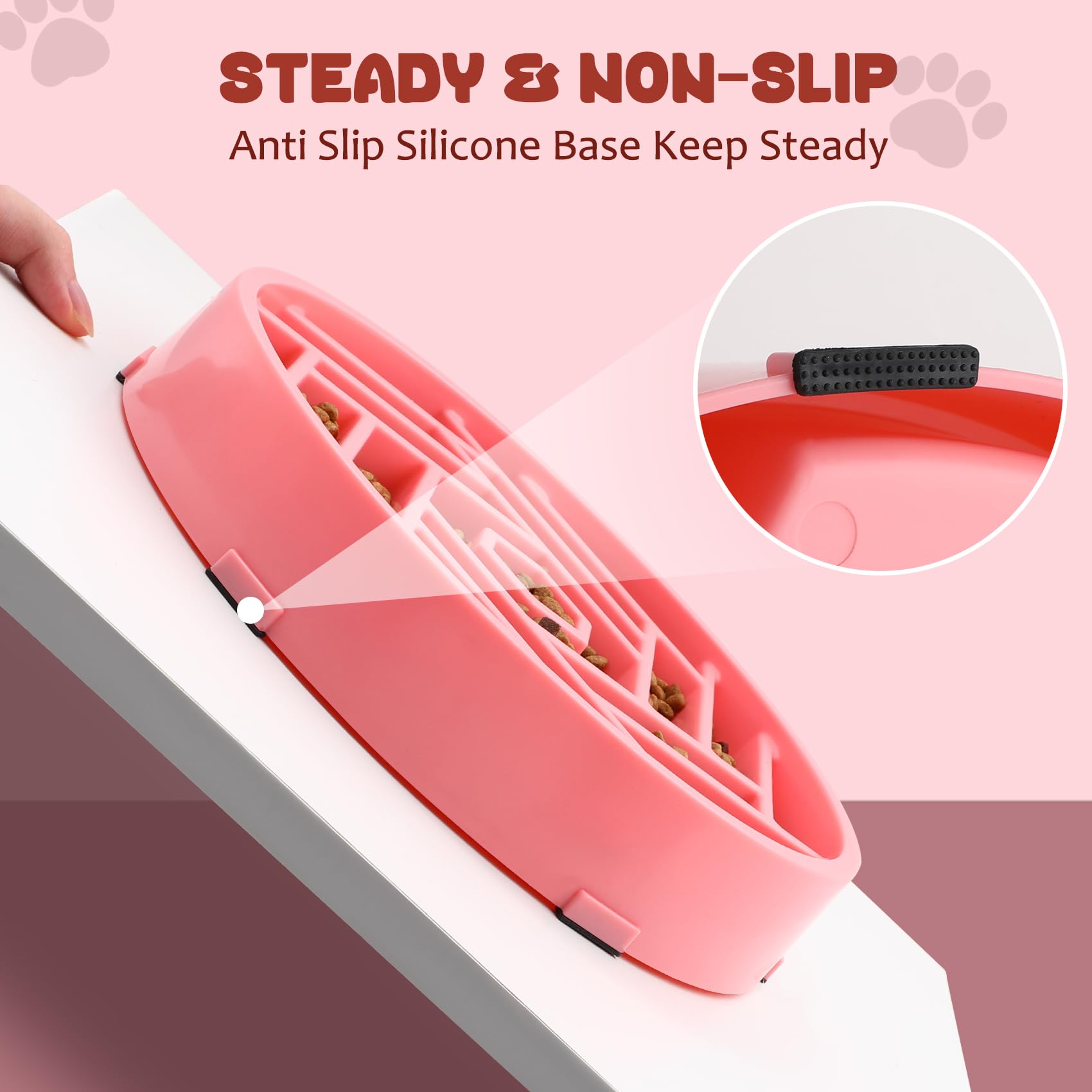 WHIPPY tazón mediano grande ideal para razas medianas y grandes