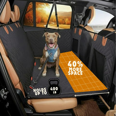 Whisker Bark cubierta trasera impermeable mantiene limpio el coche tras paseos