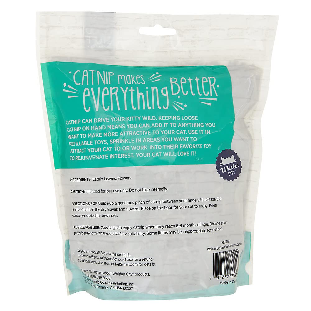 Whisker City Hierba gatera aroma natural para estimular la actividad felina.