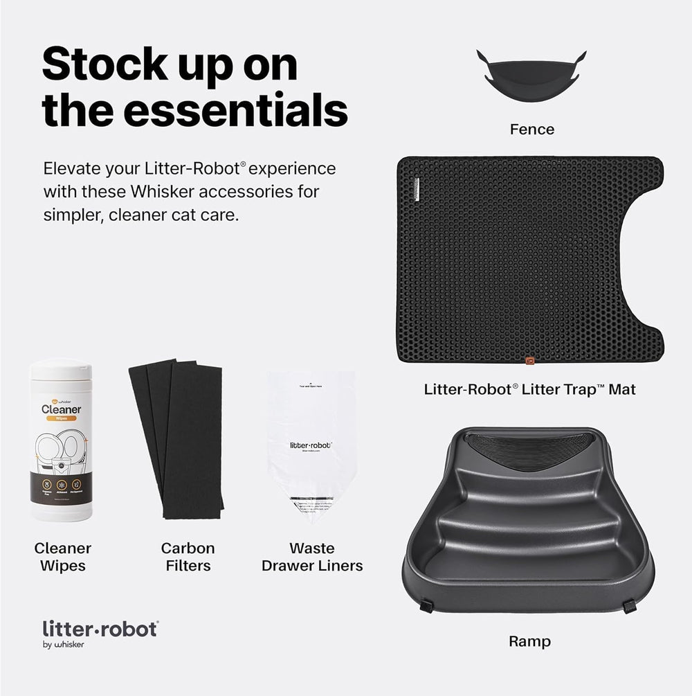 Whisker Litter-Robot3: control de olores tras uso para casa más limpia.