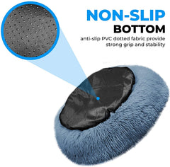 Whiskers & Friends: borde elevado para soporte de cabeza en la cama donut.