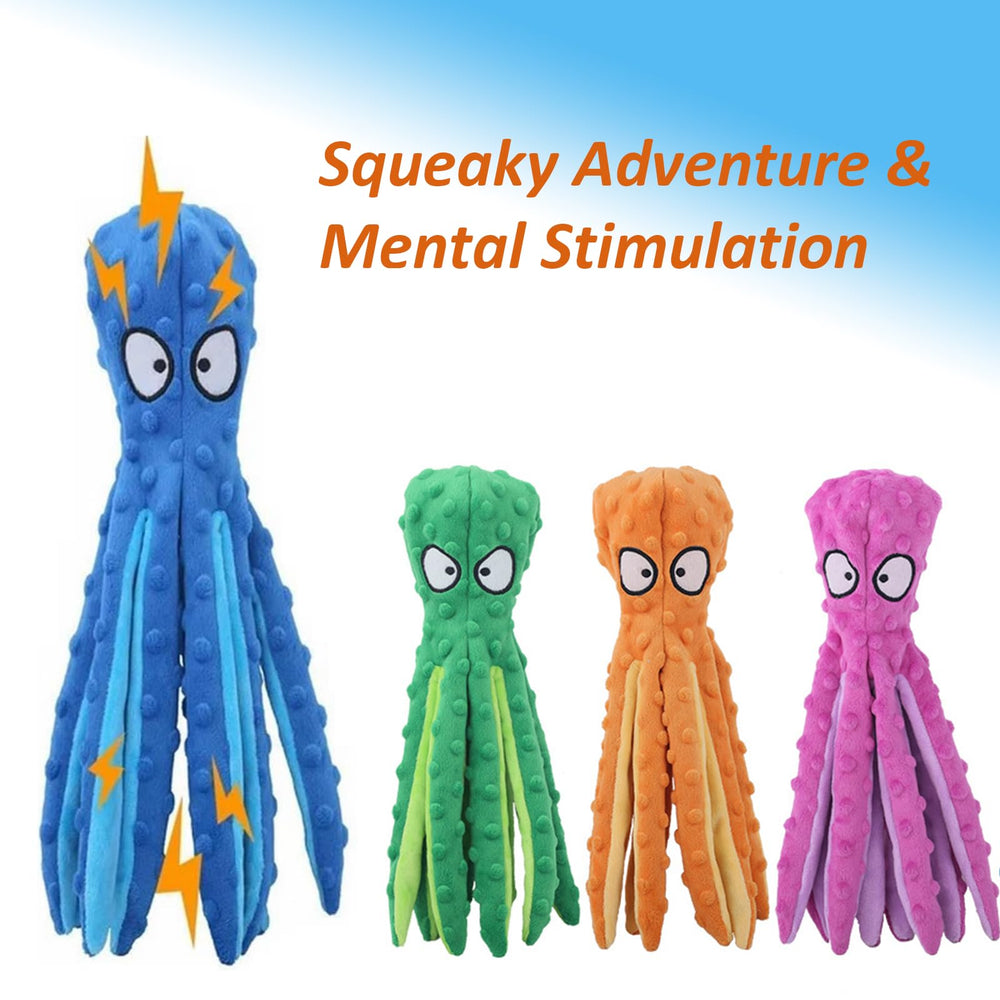 Whiskerspot Juguete Pulpo Tentáculos Texturas: estimula el juego sensorial durante la masticación.