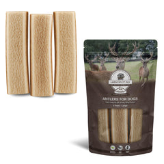 WhiteTail Naturals astas partidas para perros grandes con masticación duradera