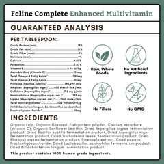 Wholistic Pet Organics Feline Complete, piel y pelaje sanos gracias a nutrientes clave
