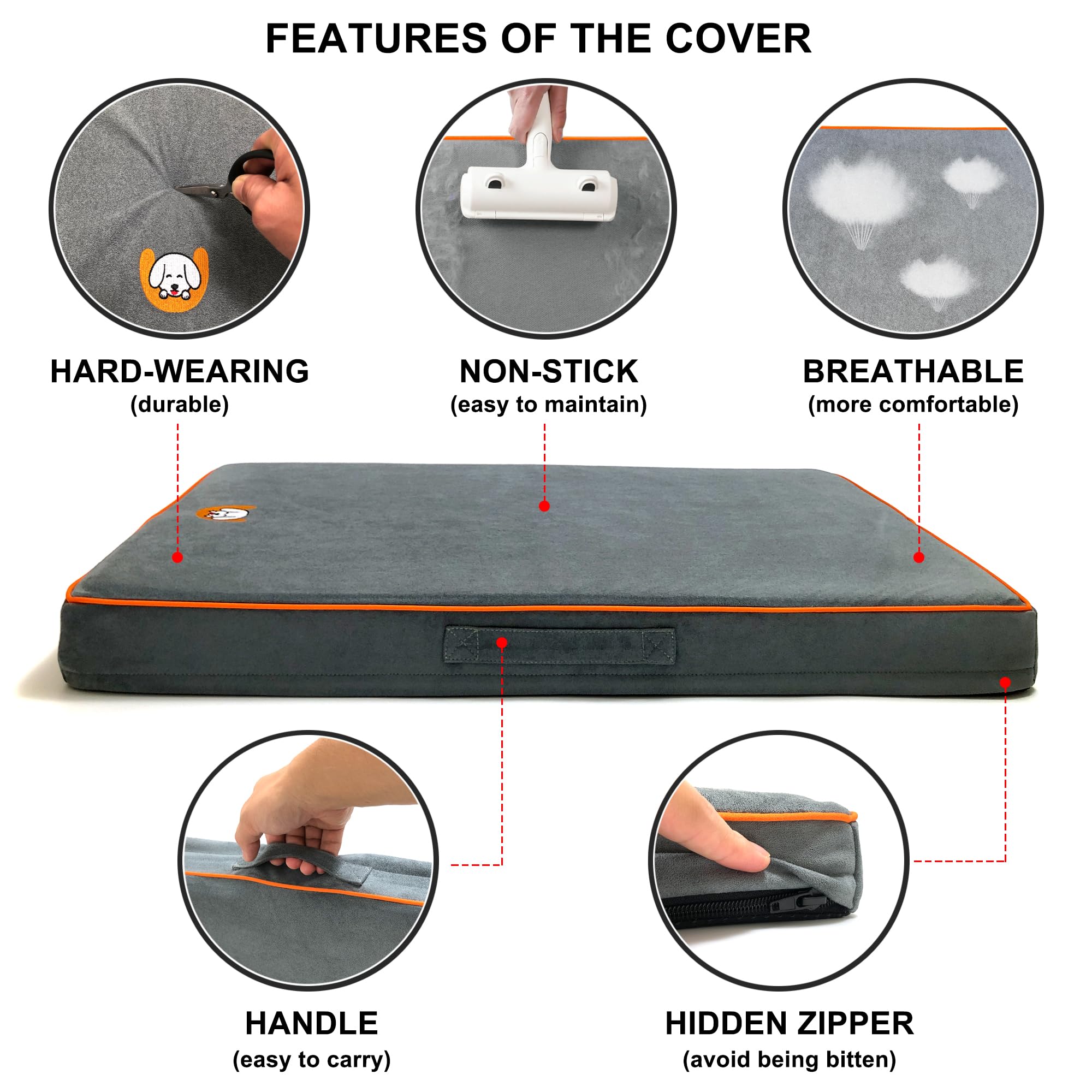 Protector impermeable interno de Whoopub protege la espuma.