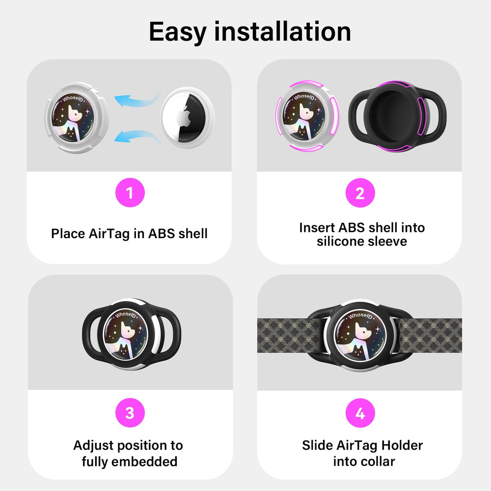 Funda de AirTag con diseño que no interfiere la señal.