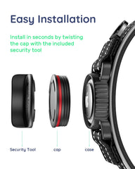 Collar WhoseID AirTag instalación rapida con destornillador incluido