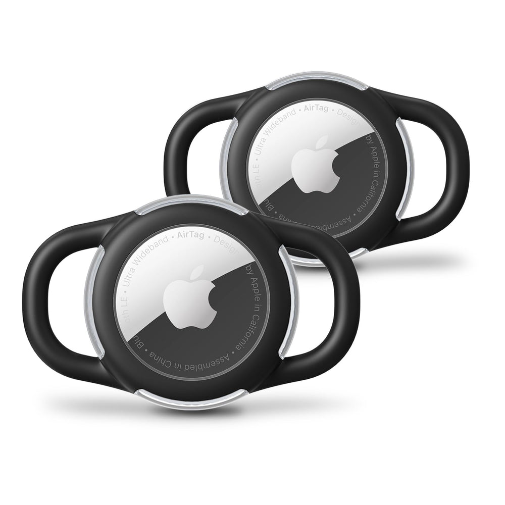 WhoseID AirTag protector para collar, silicona resistente y protección duradera para perros.