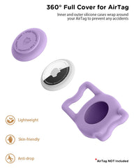 WhoseID AirTag Holder con ajuste de ancho 1-1,5 pulgadas.