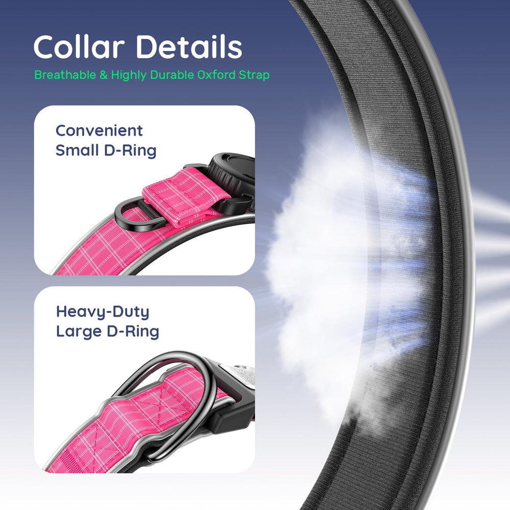 WhoseID collar ligero: reduce peso sin perder resistencia.