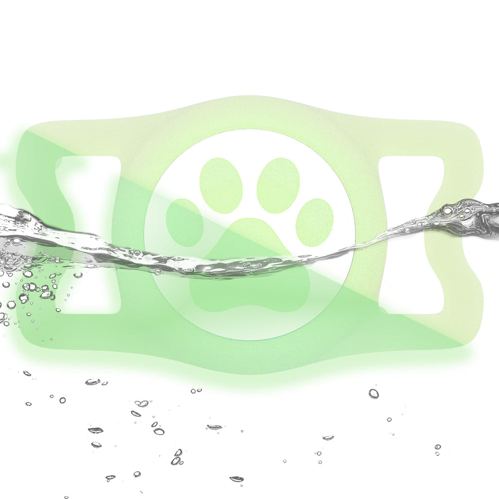 WhoseID etiqueta AirTag impermeable en collar de perro para uso diario