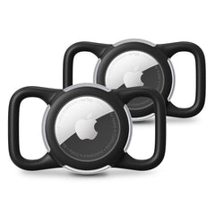 WhoseID portador impermeable para AirTag en collar de perro protege contra agua y polvo.