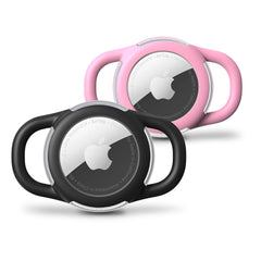 WhoseID portador AirTag para collar de perro, impermeable y protegido para rastreo confiable.