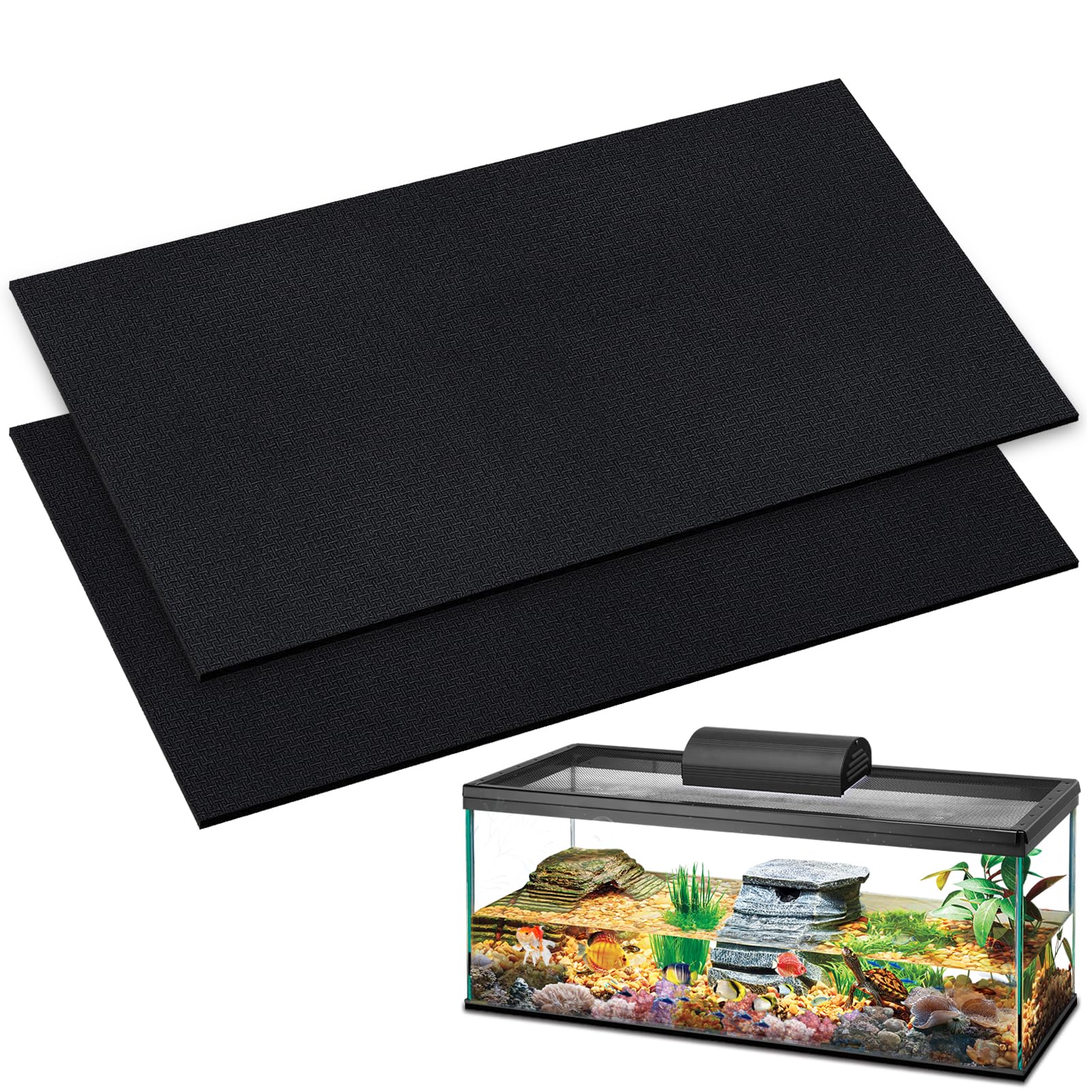 Base niveladora Wibeelee para acuario con superficie antideslizante.