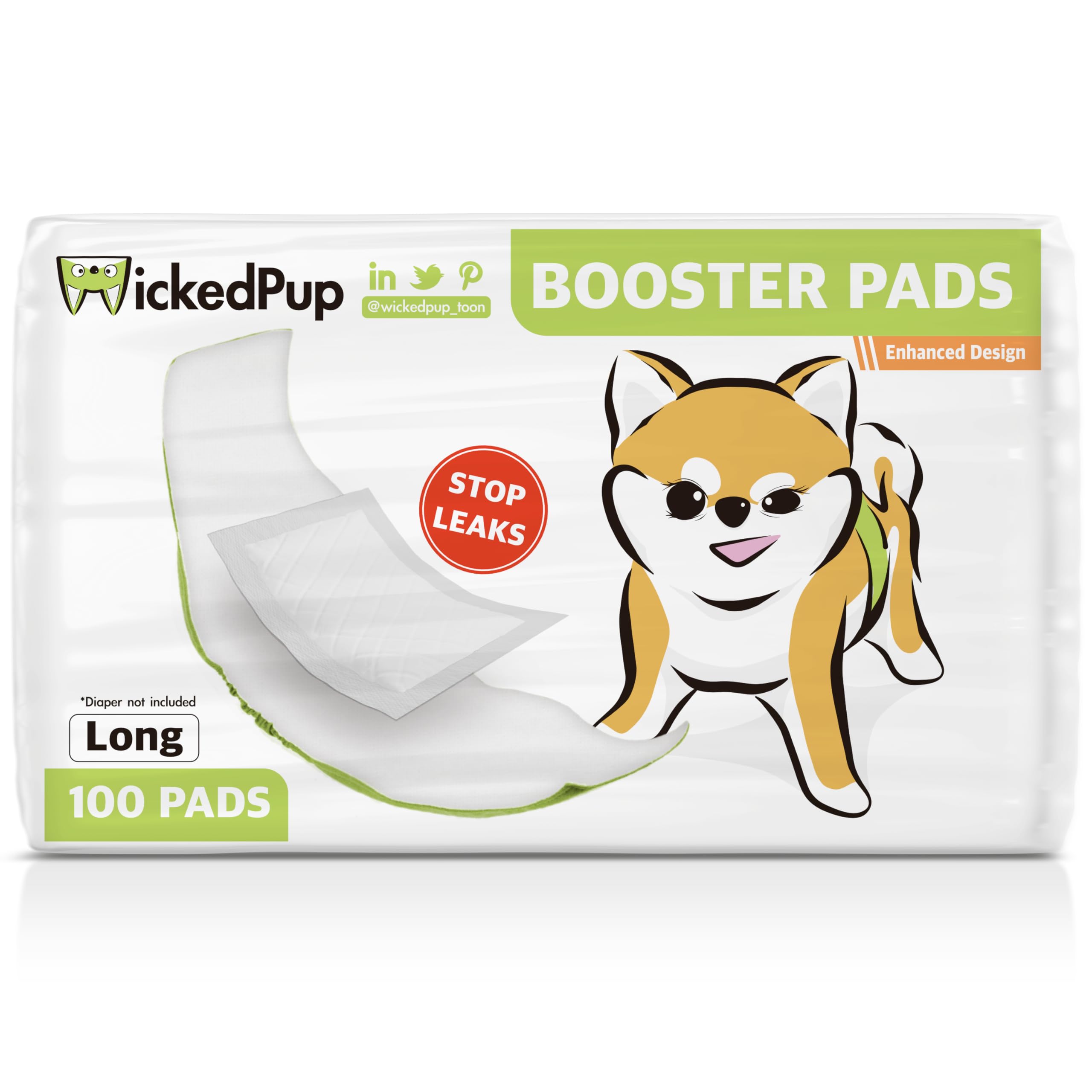 WICKEDPUP almohadillas absorbentes para perros, protección efectiva contra filtraciones.