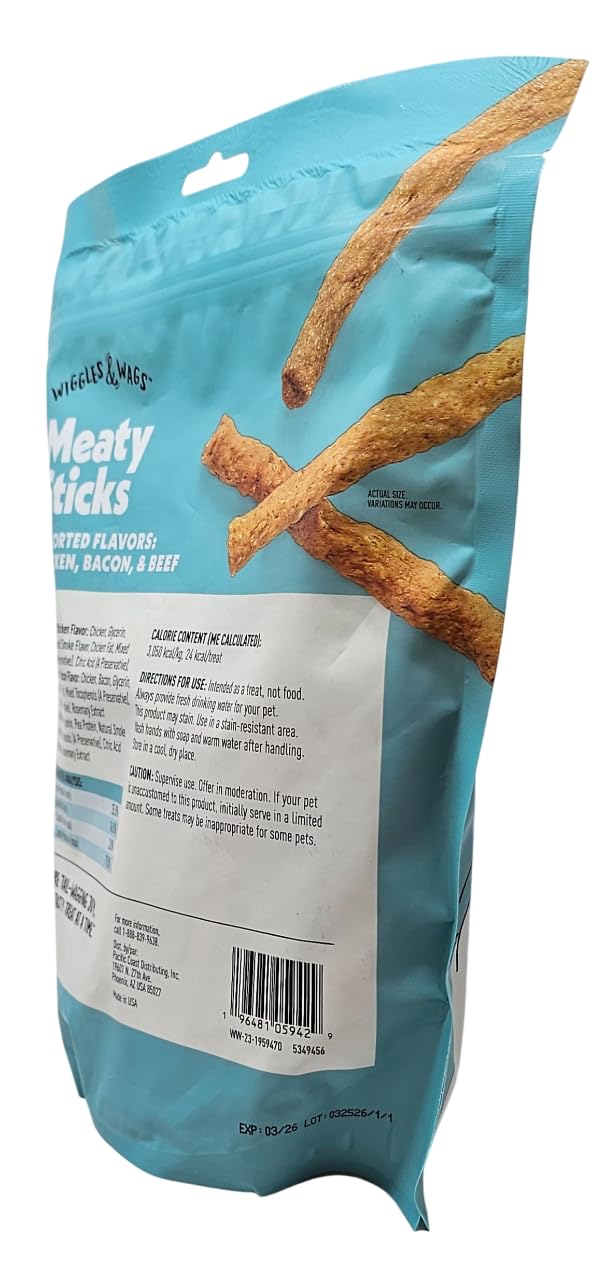 Wiggles & Wags bolsa cierre hermético 1 libra, conserva frescura y aroma