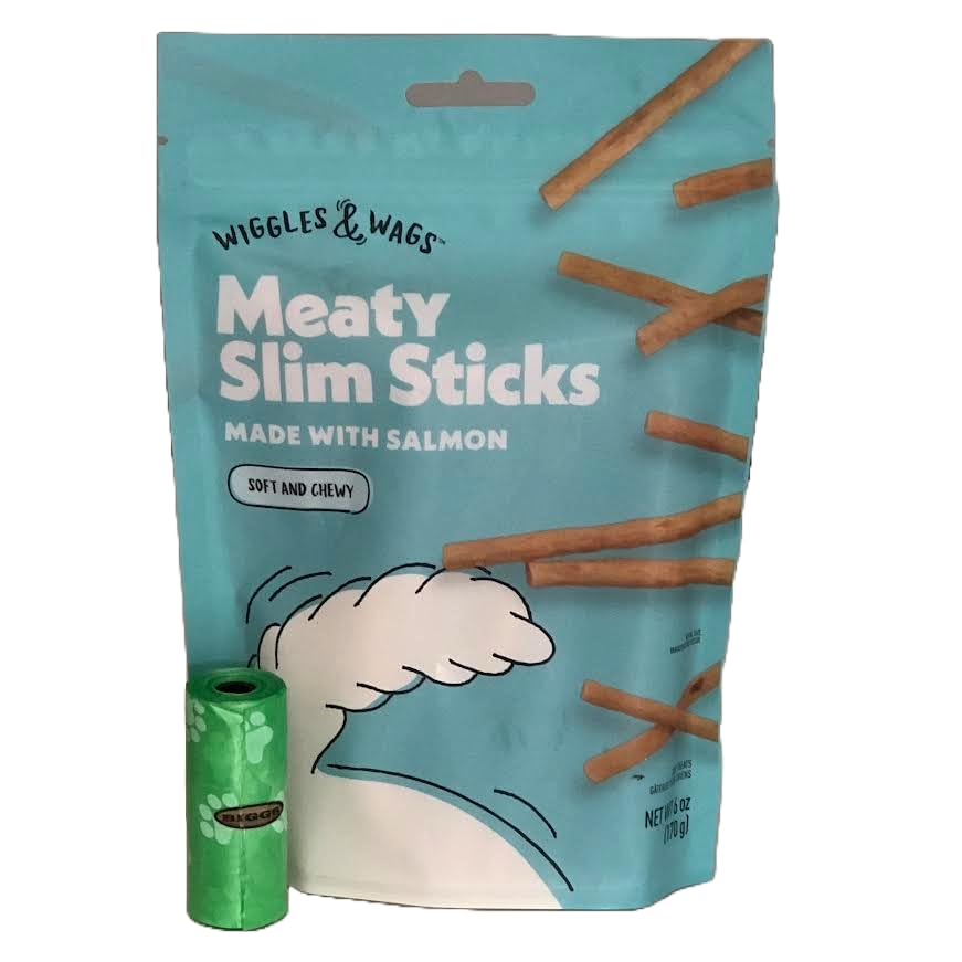 Bolsa Wiggles Wags de 170 g, snack duradero para todas las razas