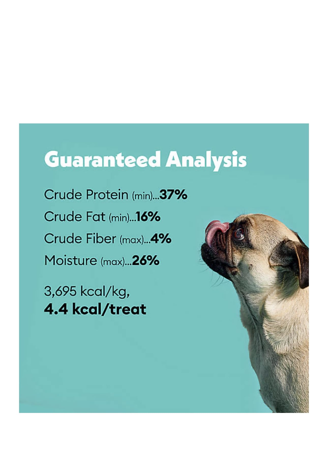 Wiggles y Wags Poppers snack diario para perros de todos tamaños.