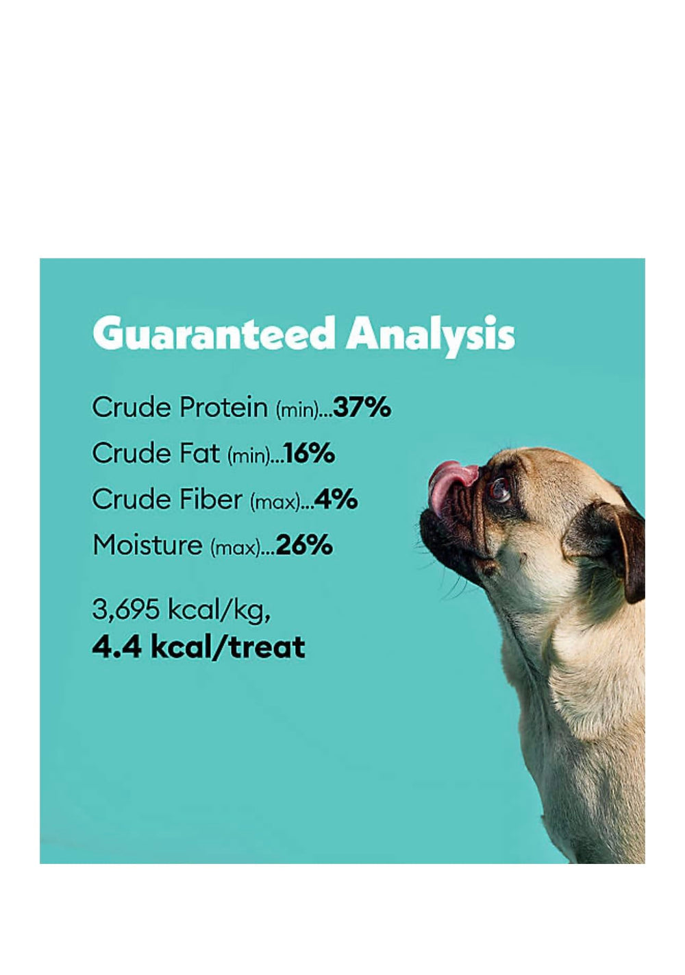 Wiggles y Wags Poppers snack diario para perros de todos tamaños.