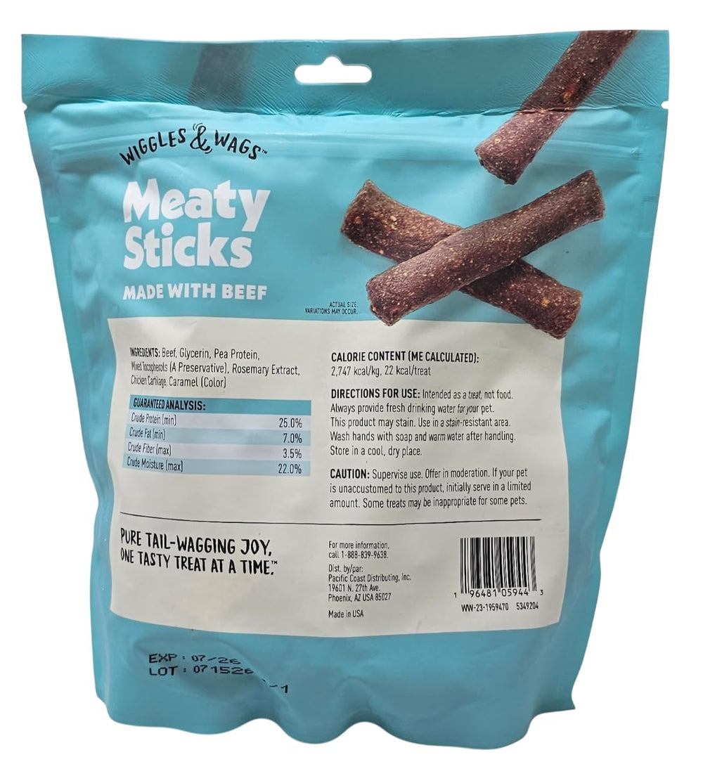 Ternera de Wiggles & Wags, hechas en EE. UU., sabor delicioso.