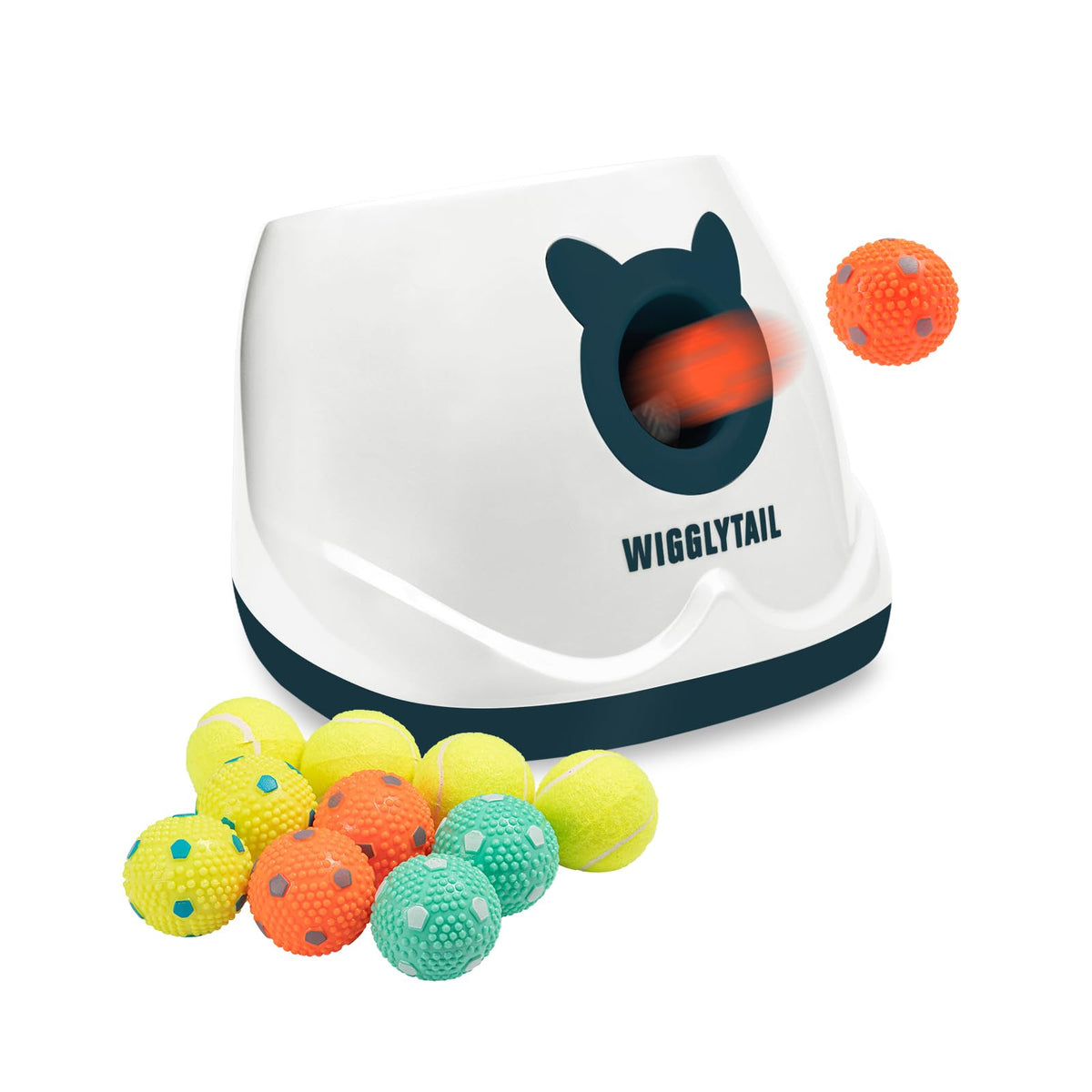 Lanzador automático para perros en interiores con juego seguro